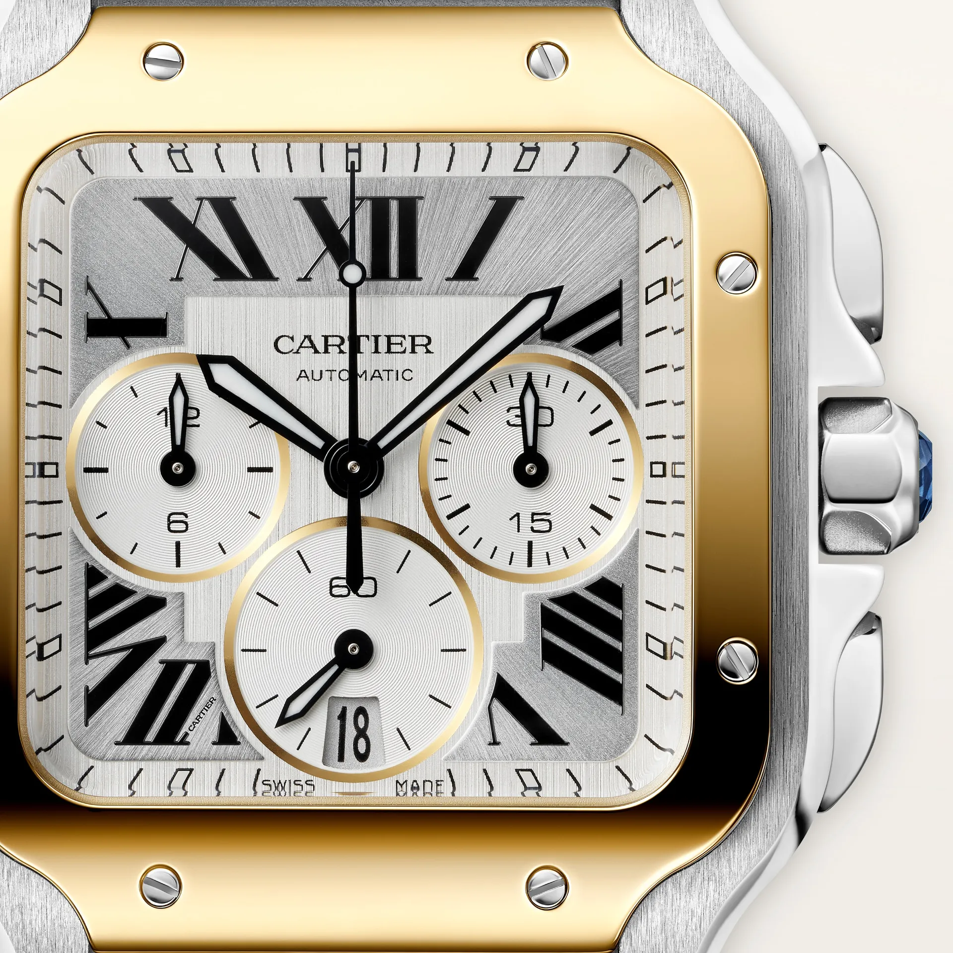 Santos De Cartier Watch Large,%0A CRW2SA0035 3 hos Jarl Sandin