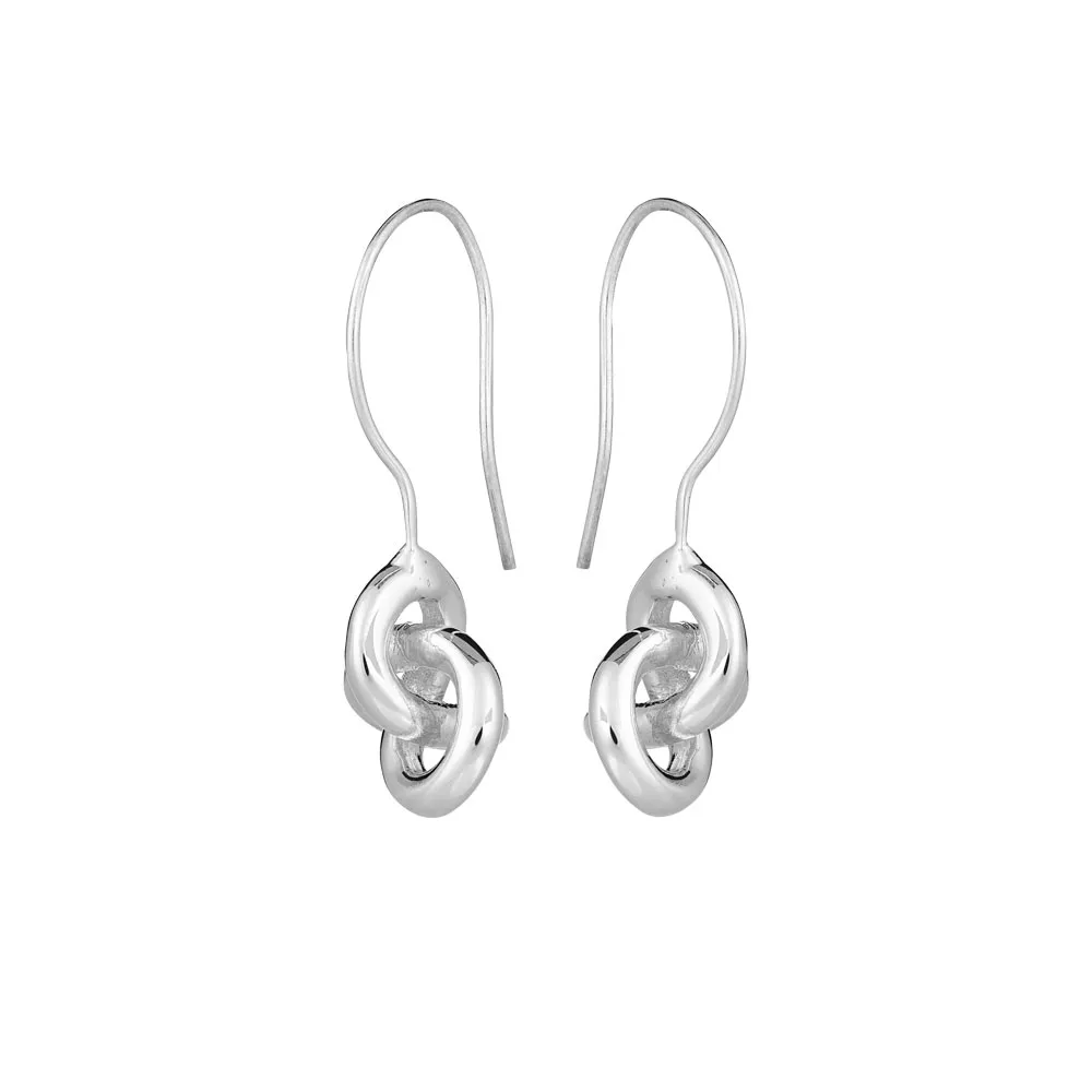 Drakenberg Sjölin Le Knot earrings short 1 LKT E3S000 S hos Jarl Sadin