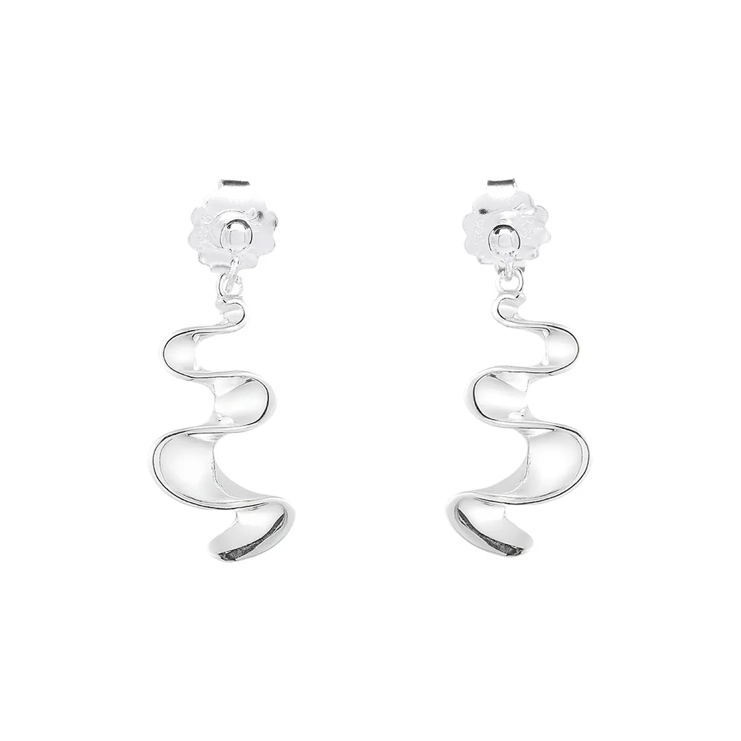 Drakenberg Sjölin Water Flow small earrings WFW E2S000 S hos Jarl Sadin