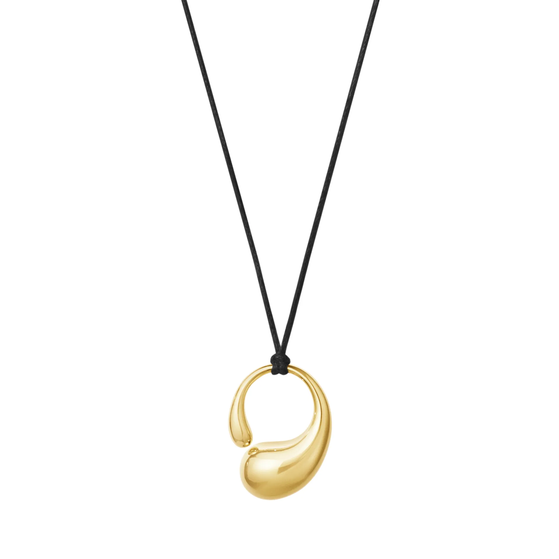 Georg Jensen 20001932 MERCY PENDANT 1636H YG ON CORD hos Jarl Sandin