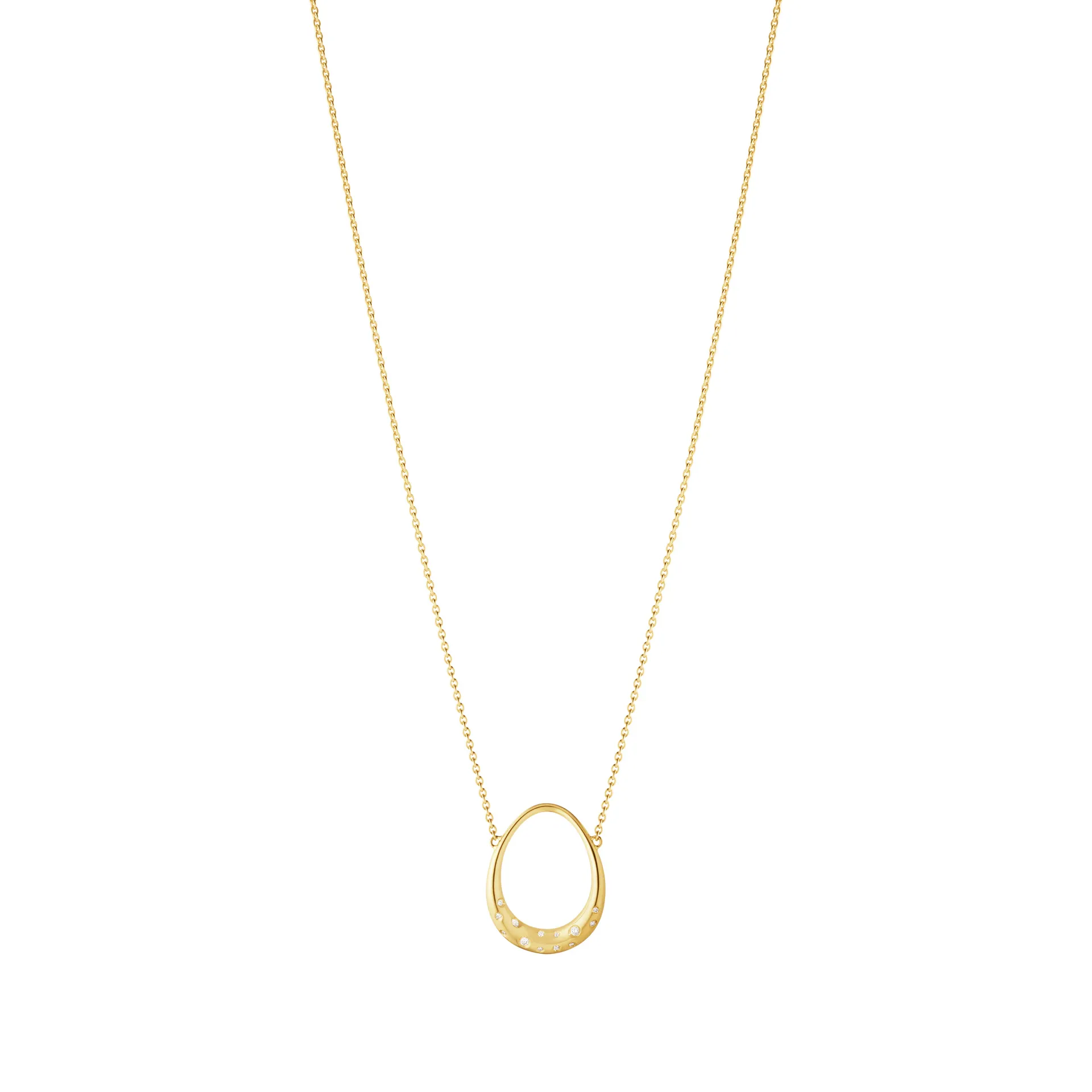 Georg Jensen 20001939 OFFSPIRING PENDANT 1433C YG DIAMOND 0 14CT SMALL hos Jarl Sandin