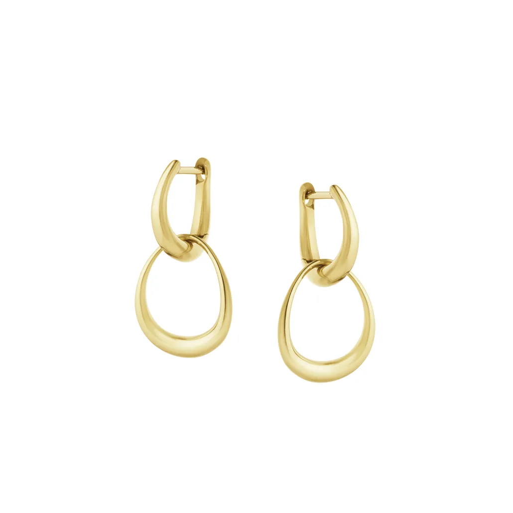Georg Jensen 20001945 OFFSPRING DOUBLE ELEMENT EARRING 1433D YG SMALL 02 hos Jarl Sandin