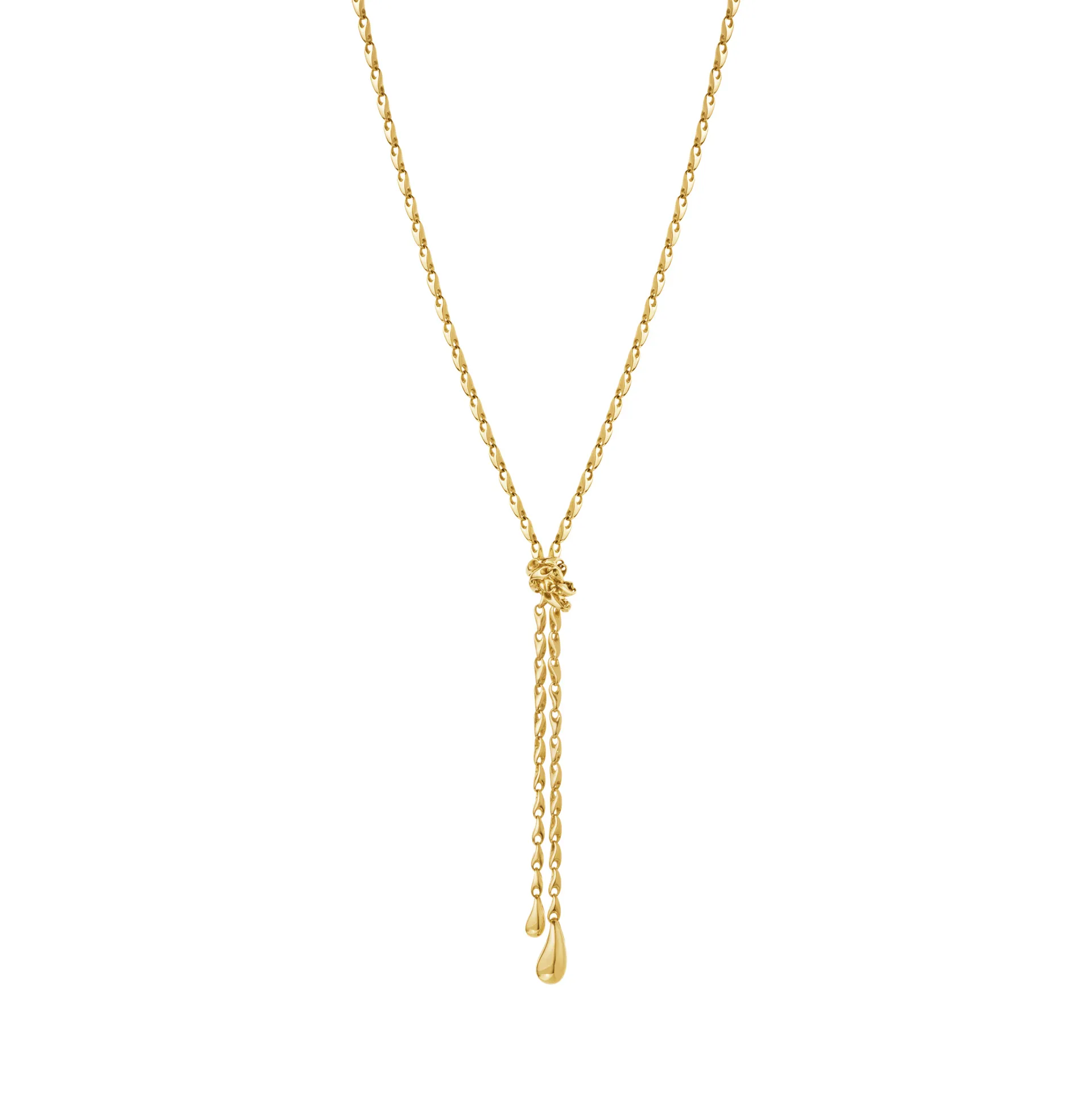 Georg Jensen 20001949 REFLECT LARIAT NECKLACE 1647H YG 75CM hos Jarl Sandin
