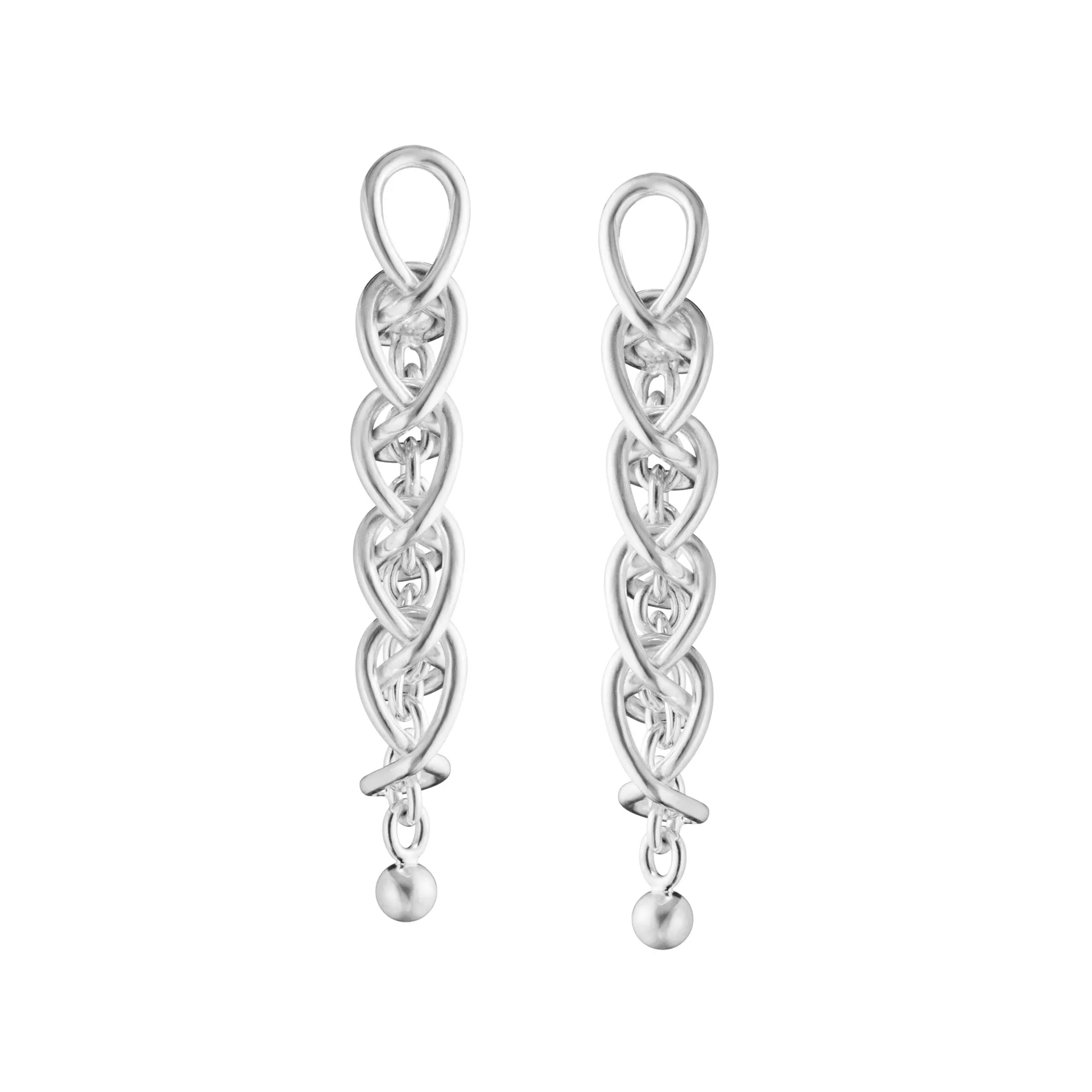 Georg Jensen 20002038 WEFT EARRING 663C SILVER 5 LINKS 01 hos Jarl Sandin