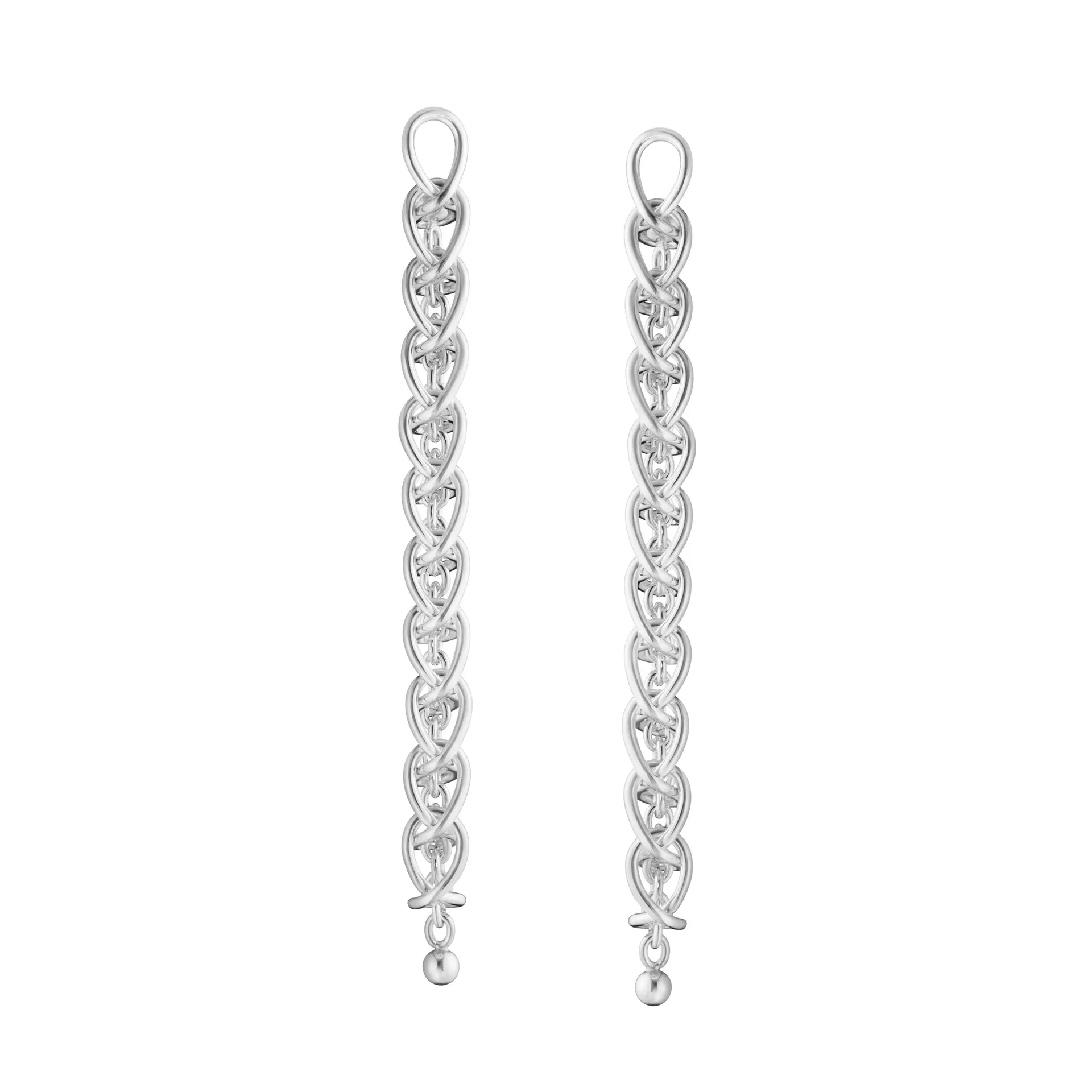 Georg Jensen 20002039 WEFT EARRING 663D SILVER 11 LINKS 01 hos Jarl Sandin
