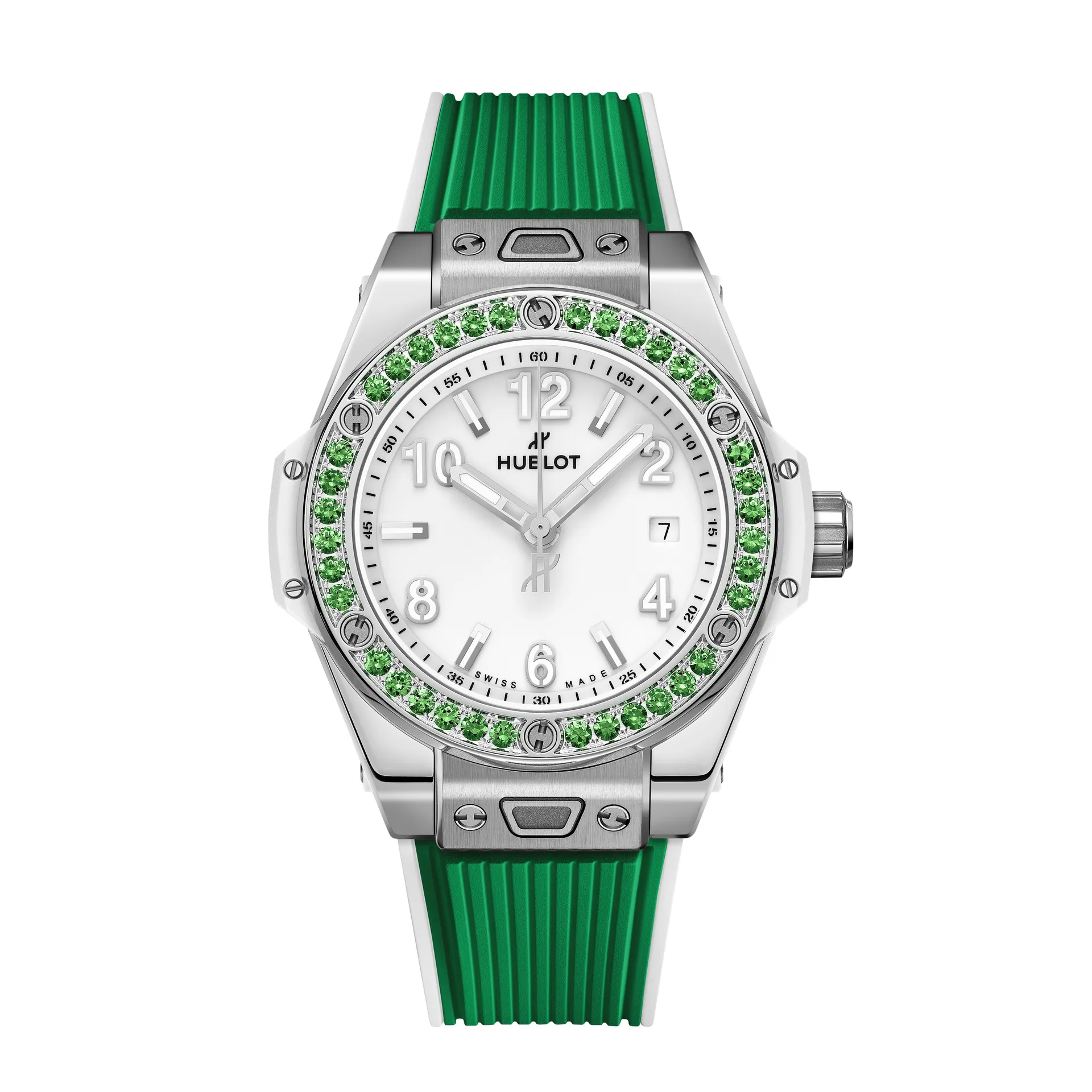 Big Bang One Click Joyful Steel Apple Green 33MM 485SG2210RX1222 hos Jarl Sandin hos Jarl Sandin