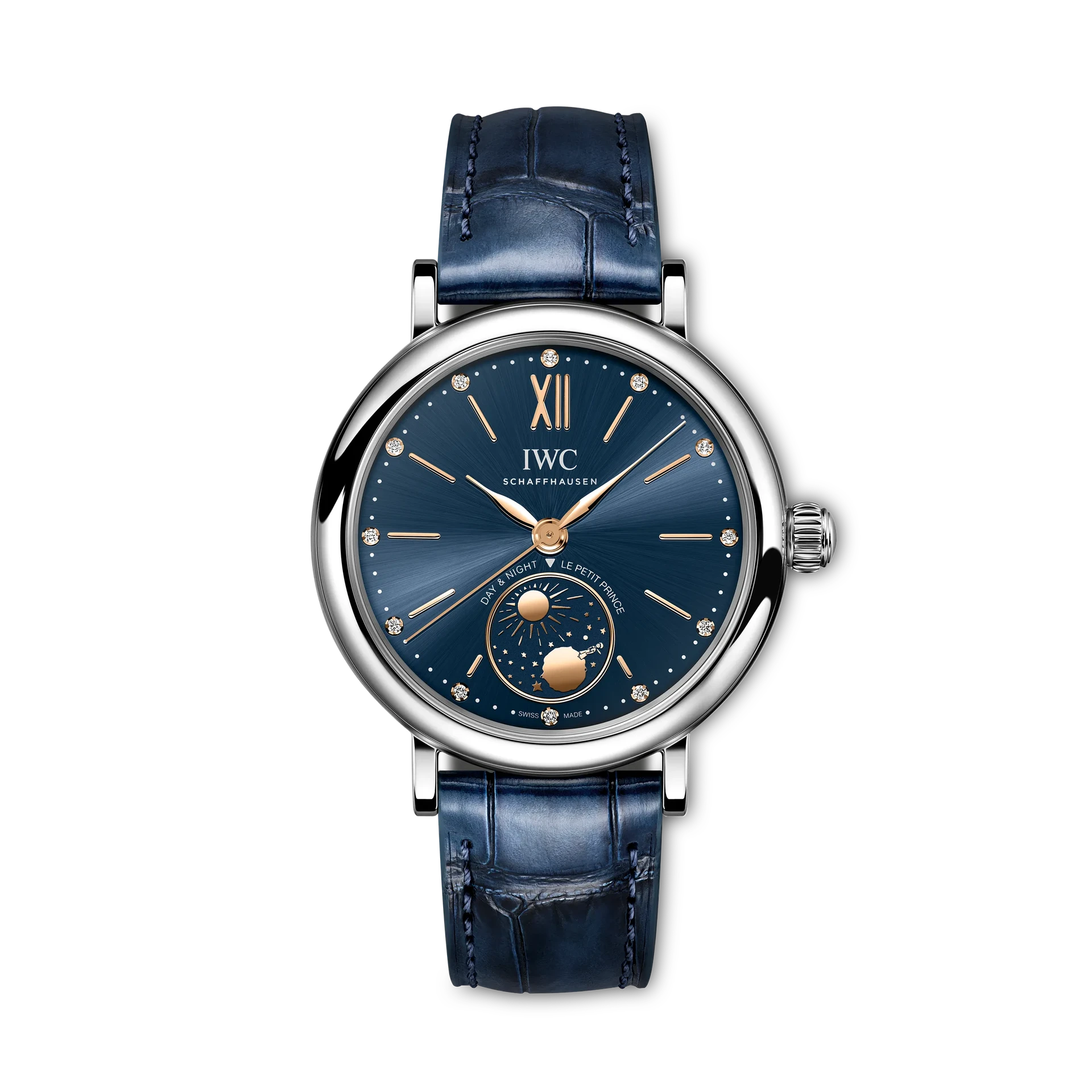 IWC IW459806 Front IW459806 3 Portofino Automatic Day & Night 34 Le Petit Prince hos Jarl Sandin