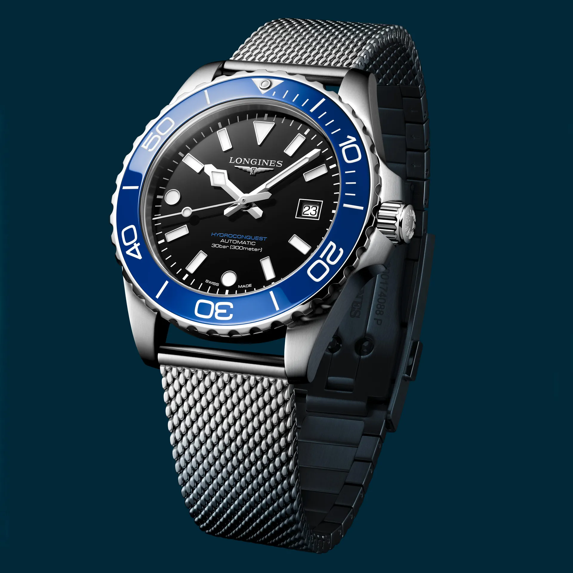 Longines HydroConquest L37884906 NEWadv blue hos Jarl Sandin