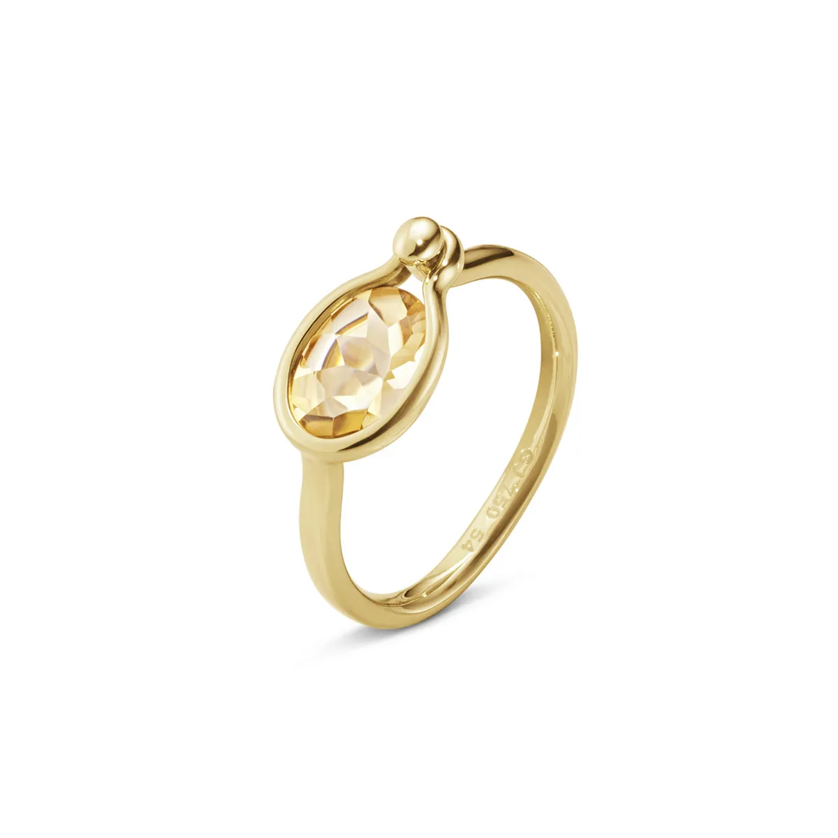 Georg_Jensen_SAVANNAH_SMALL_RING_1506C_YG_CITRINE