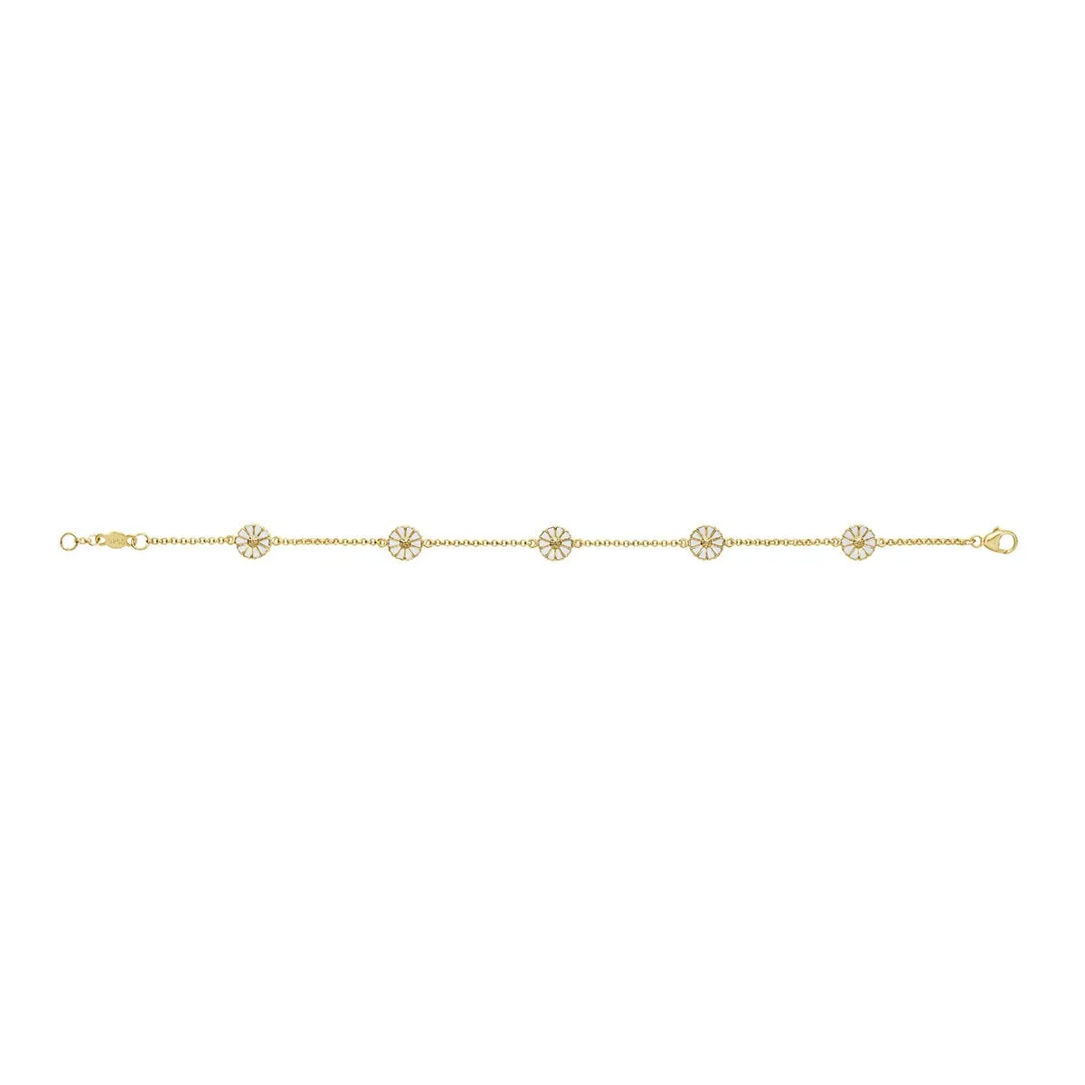 Georg_Jensen_10018927_DAISY_BRACELET_SILVER_GP_WHITE_ENAMEL_DAISY_hos_Jarl_Sandin