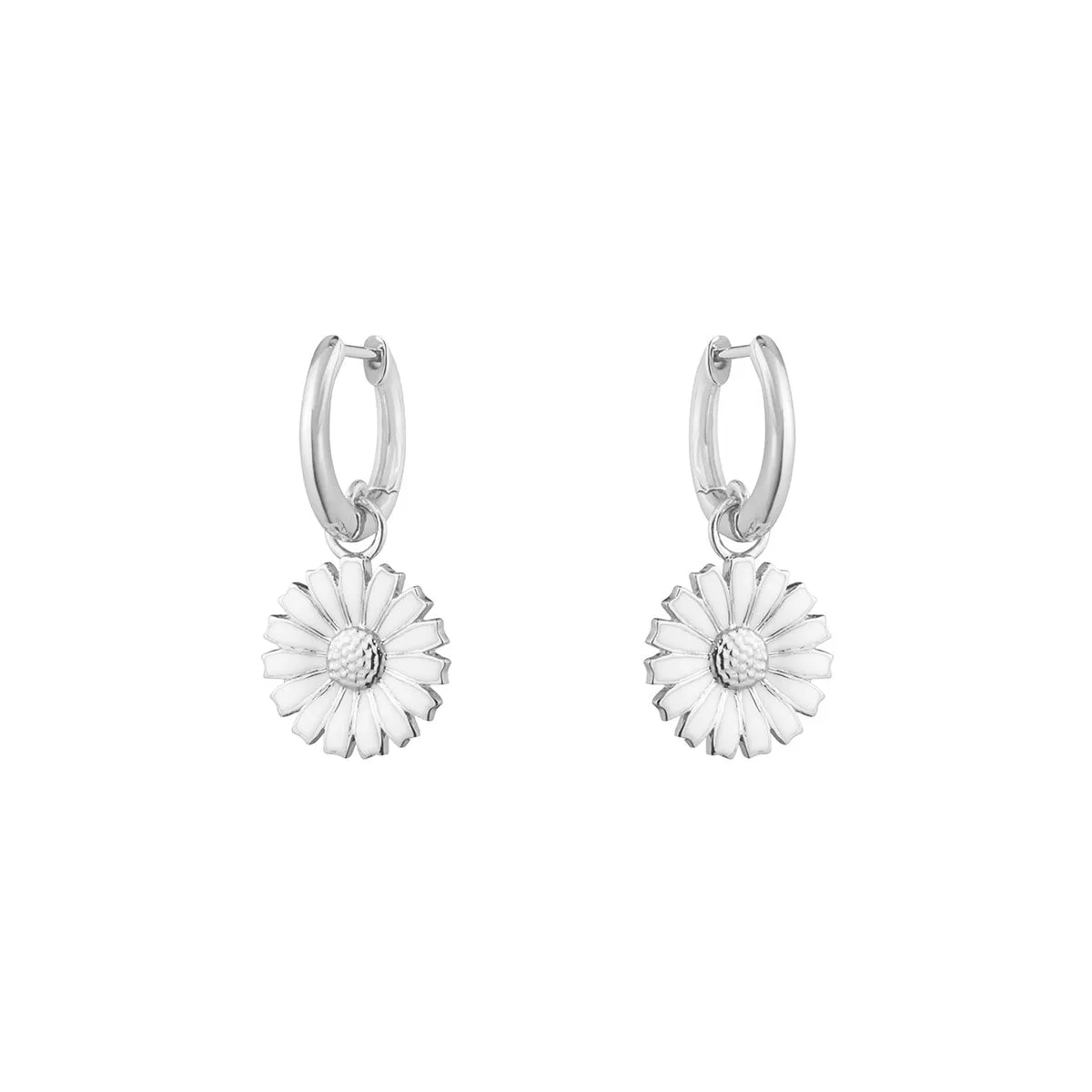 Georg_Jensen_20001541_DAISY_EARRING_SILVER_RH_WHITE_ENAMEL_13MM-kopiera
