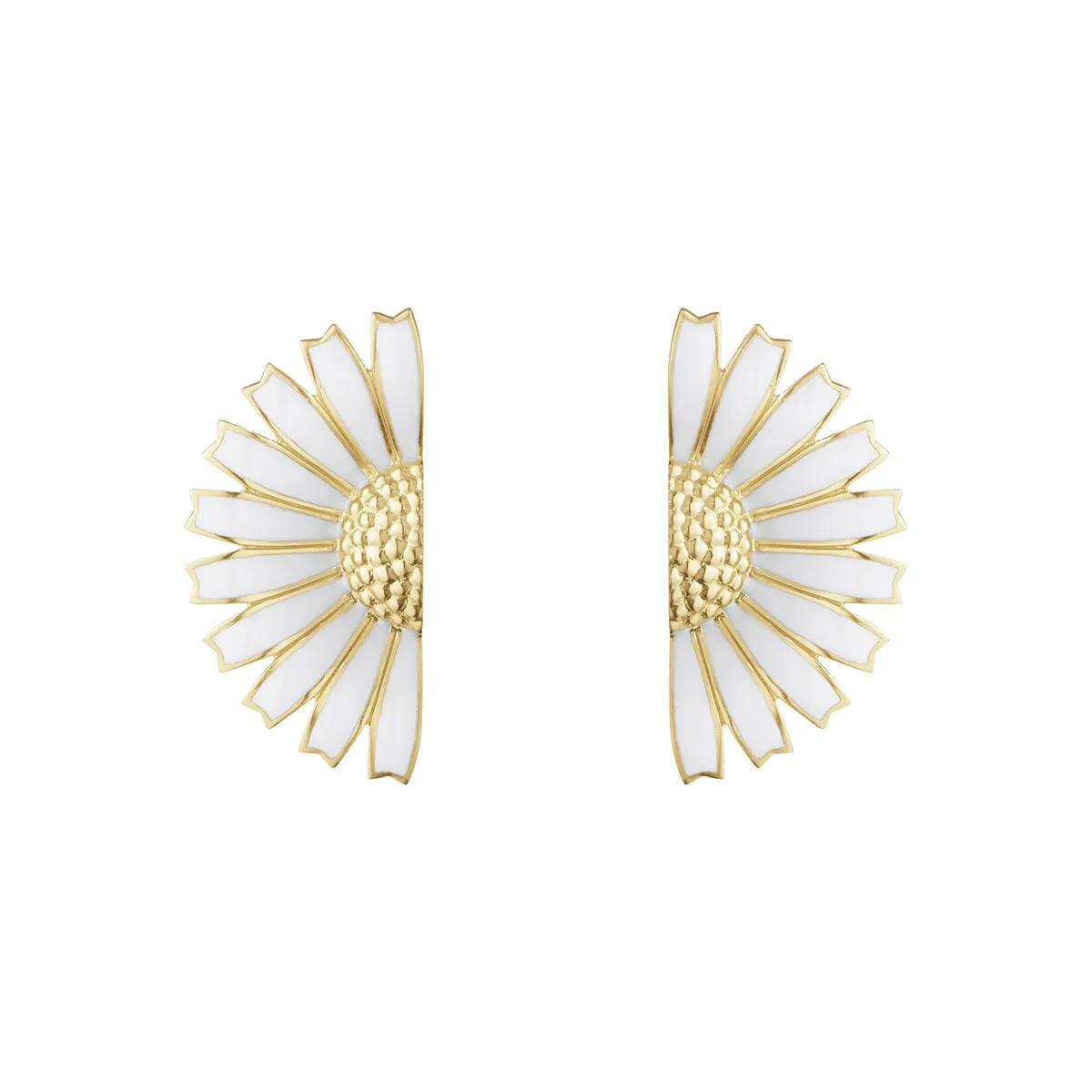 Georg_Jensen_20001551_DAISY_HALF_FLOWER_EARRING_SILVER_GP_WHITE_ENAMEL_44MM-kopiera