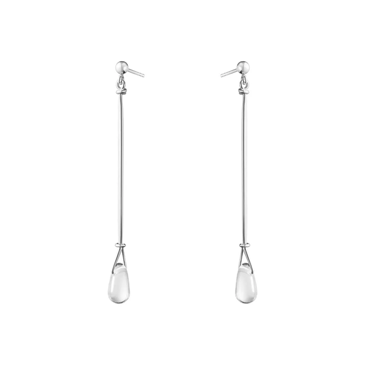 Georg_Jensen_20001652_VIVIANNA_LONG_EARRING_660A_SILVER_ROCK_CRYSTAL_kopiera_hos_Jarl_Sandin