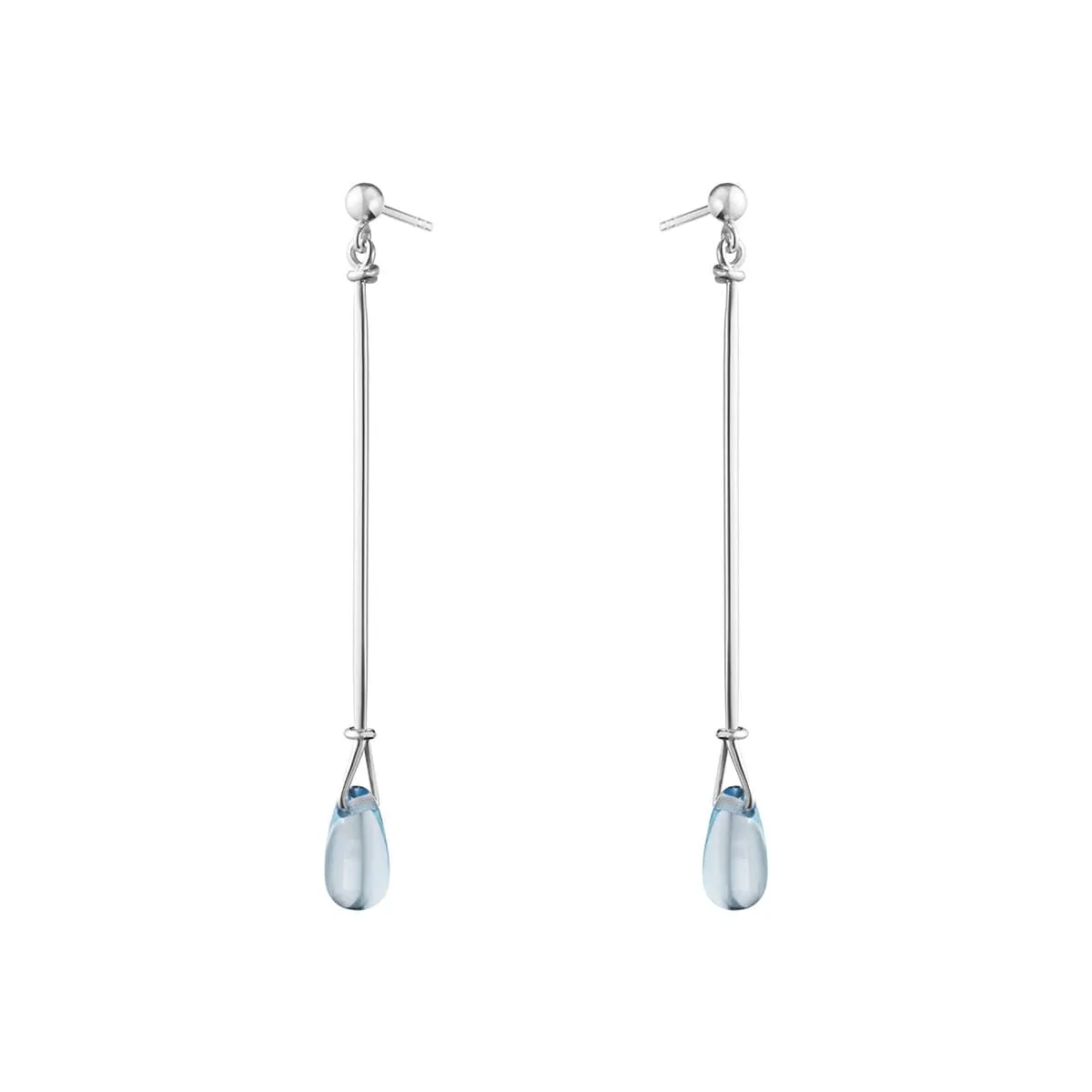 Georg_Jensen_20001654_VIVIANNA_LONG_EARRING_660A_SILVER_BLUE_TOPAZ_kopiera_hos_Jarl_Sandin