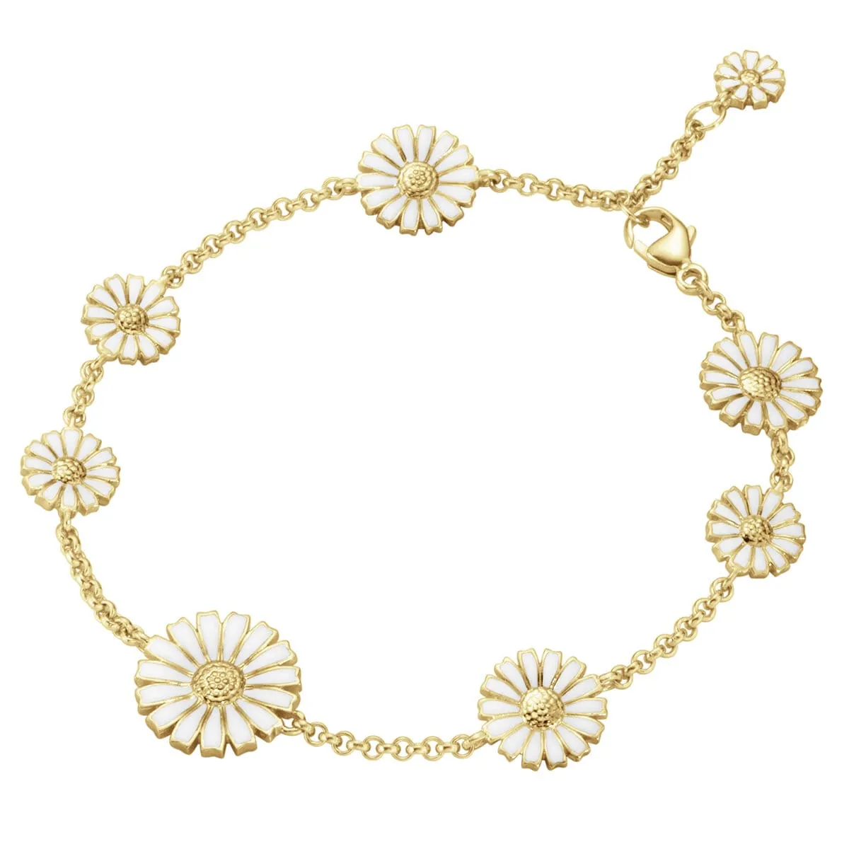 Georg_Jensen_20001668_DAISY_8_FLOWER_BRACELET_SILVER_GP_WHITE_ENAMEL_18-5CM_kopiera_hos_Jarl_Sandin