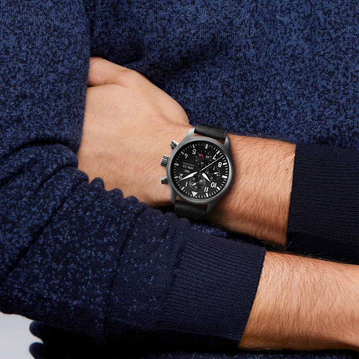 IWC-klocka-IW389101-PILOT%E2%80%99S-WATCH-CHRONOGRAPH-TOP-GUN_3-hos-Jarl-Sandin