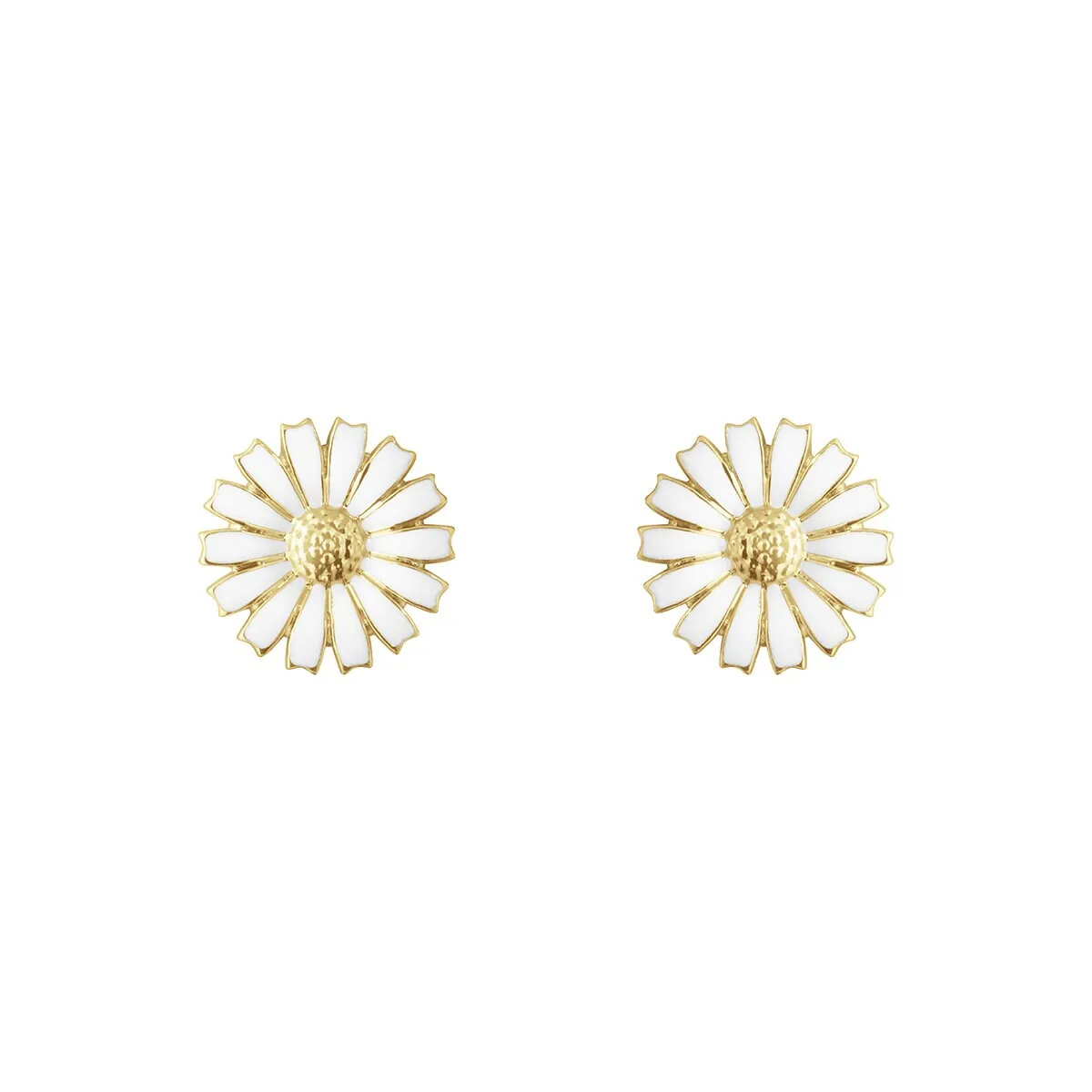 Georg_Jensen_20001720_DAISY_EARRINGS_2025_SILVER_GP_WHITE_ENAMEL_11_MM_(1)_kopiera_hos_Jarl_Sandin