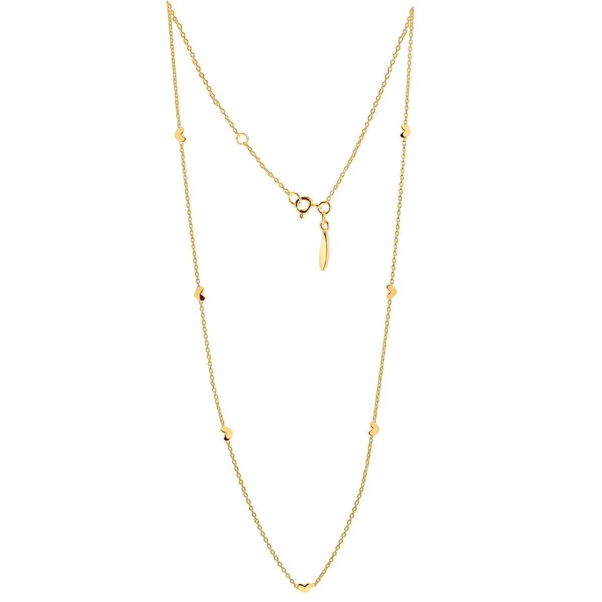 Drakenberg_Sjo%CC%88lin_Loving_Heart_drop_full_necklace_gold_LHT_N2S000_G_hos_Jarl_Sandin