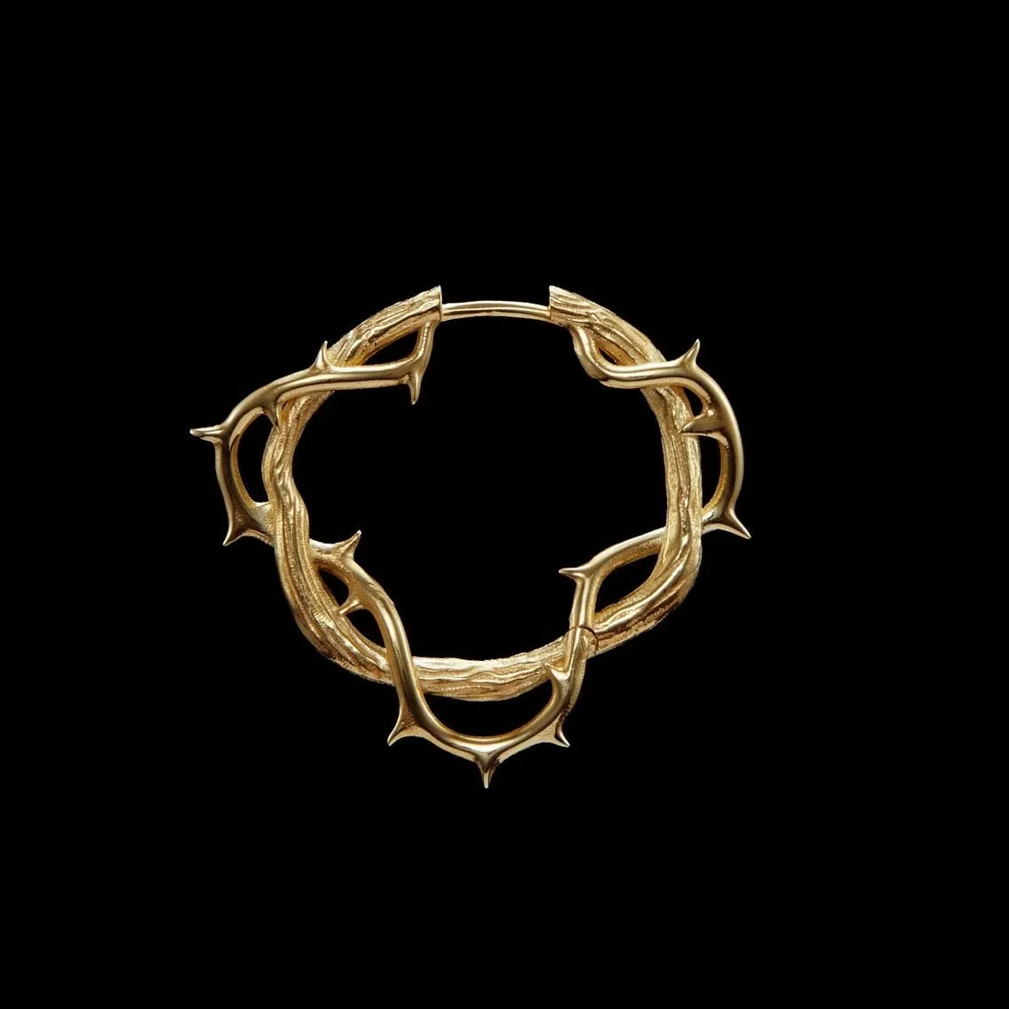 Maria-_Nilsdotter_WW-03-EAC-00-OS_Thorn_Hoop_Earring_GP-Silver_1