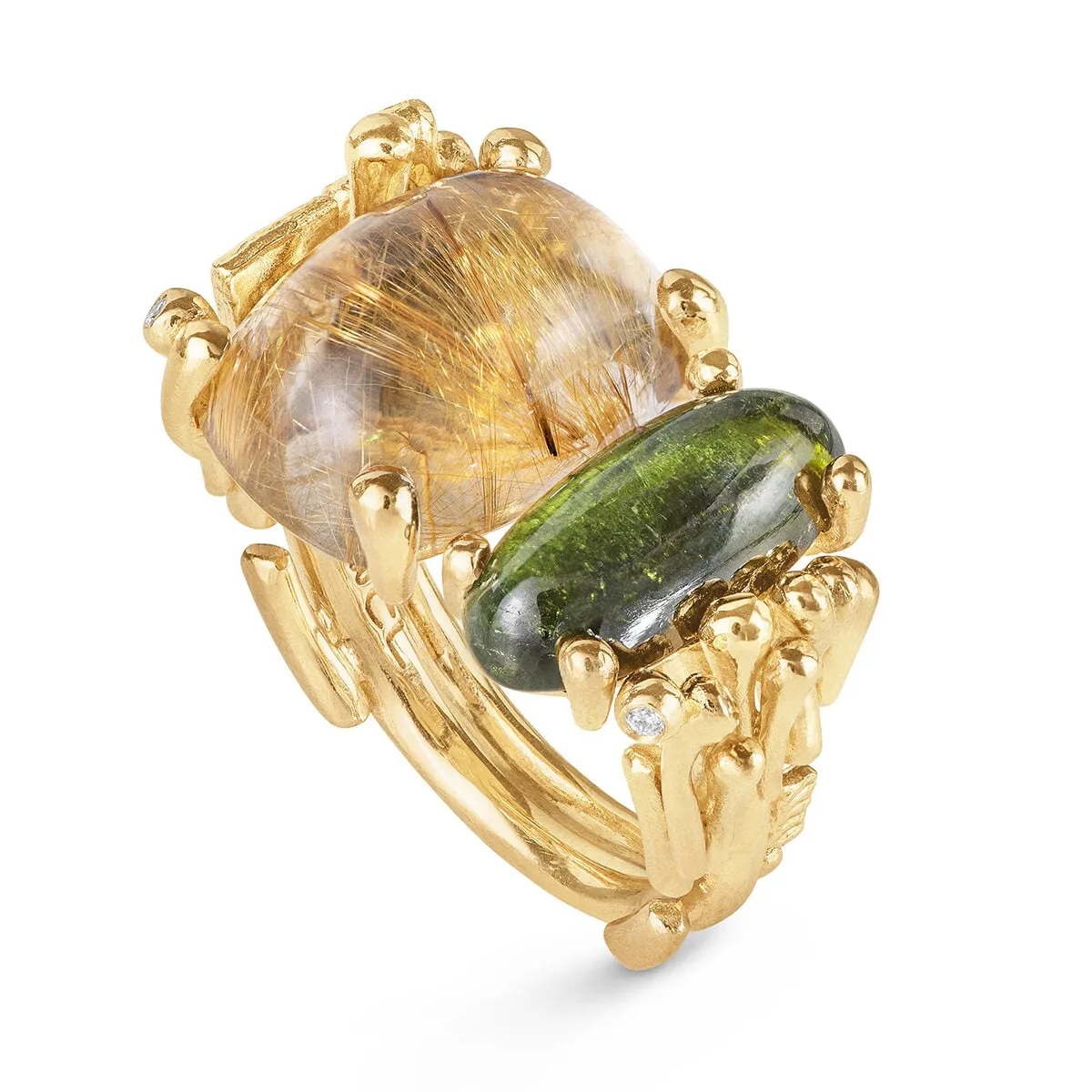 Ole_Lynggaaard_BoHo_guldring_med_rutilkvarts_A2925-401_hos_Jarl_Sandin