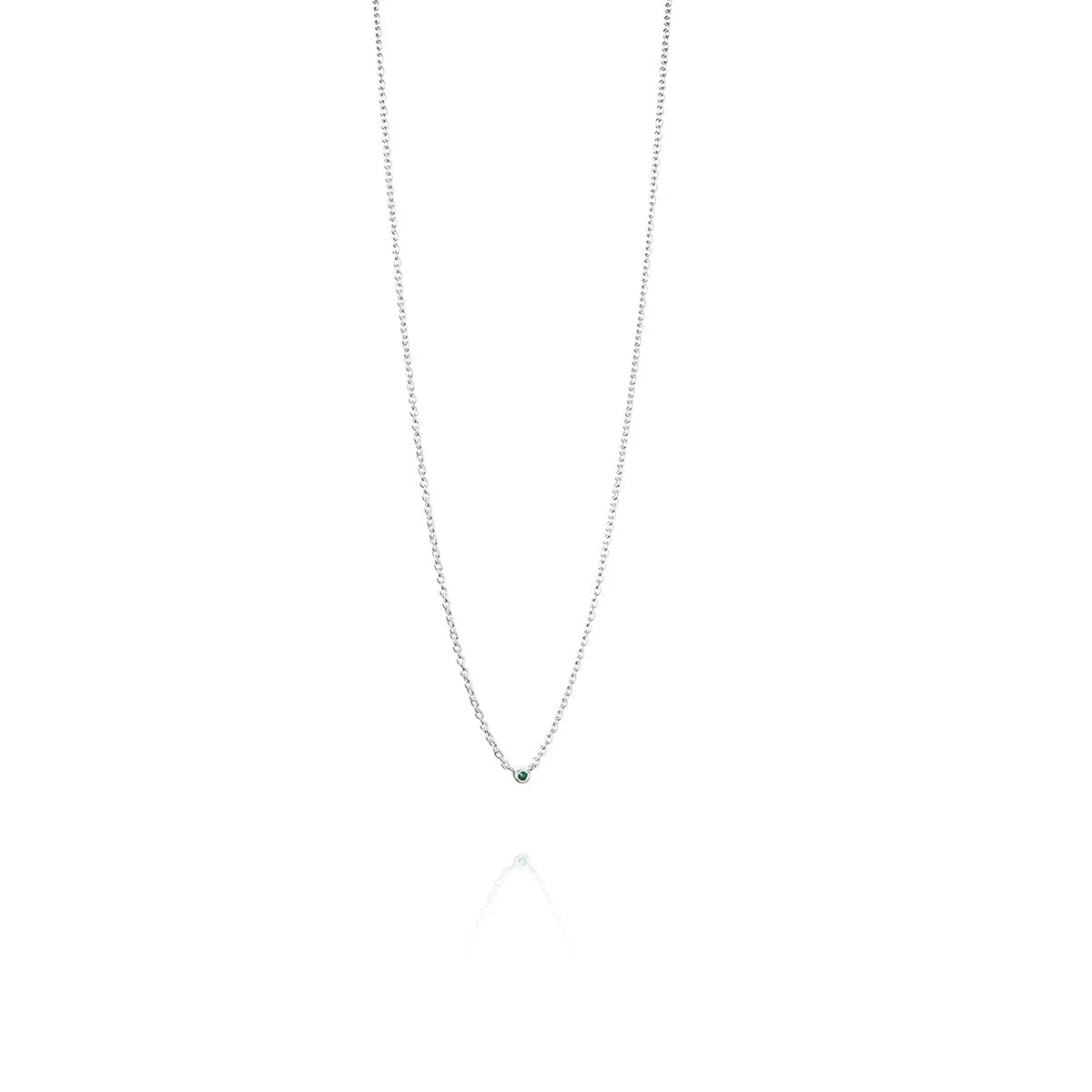 Efva_Attling_Micro_Blink_Necklace_-_Green_Emerald_10-100-01897(2)_hos_Jarl_Sandin