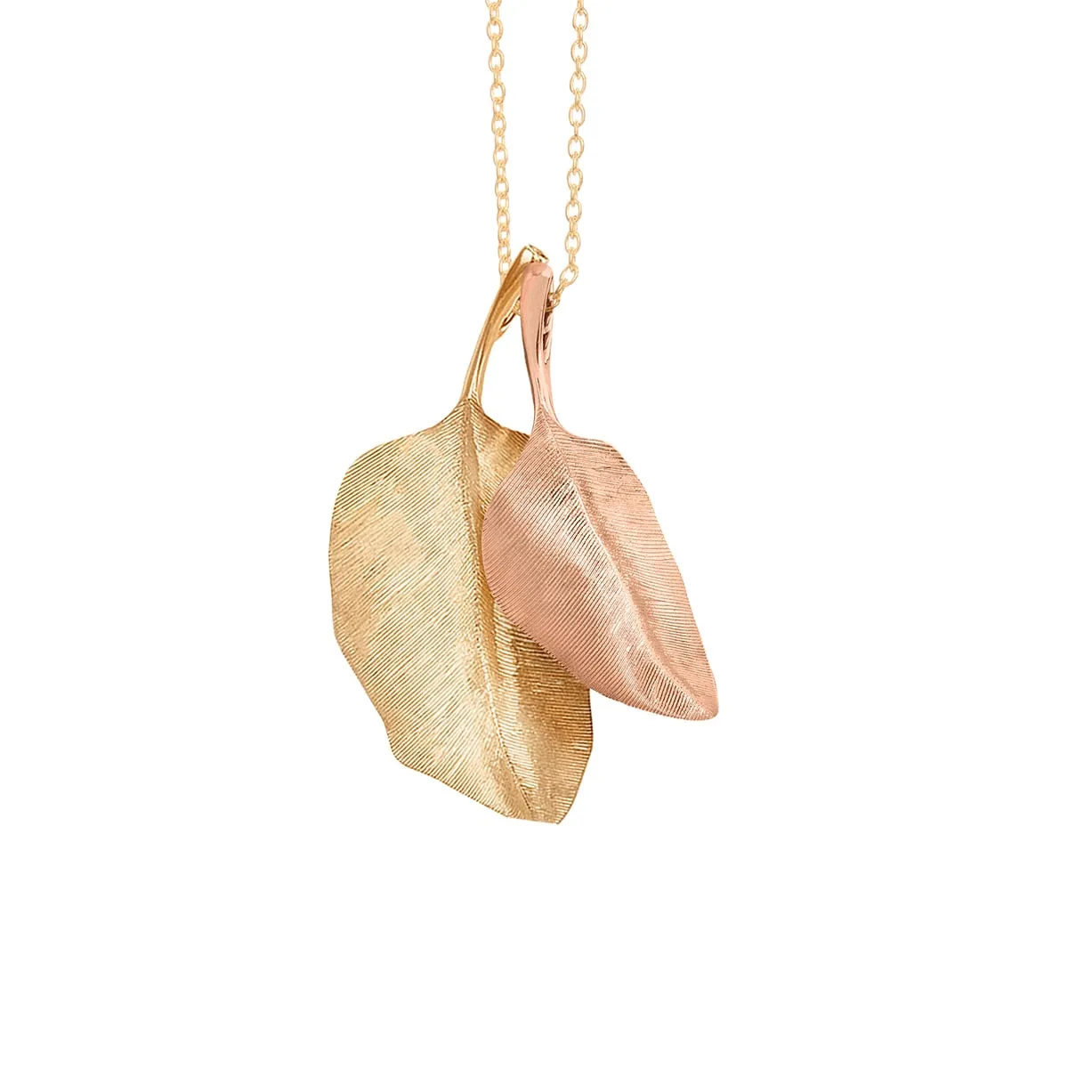 Ole_Lynggaard_A3008-703_A2617-402_C0070-404_Leaves_pendant_in_18K_rose_gold_hos_Jarl_Sandin