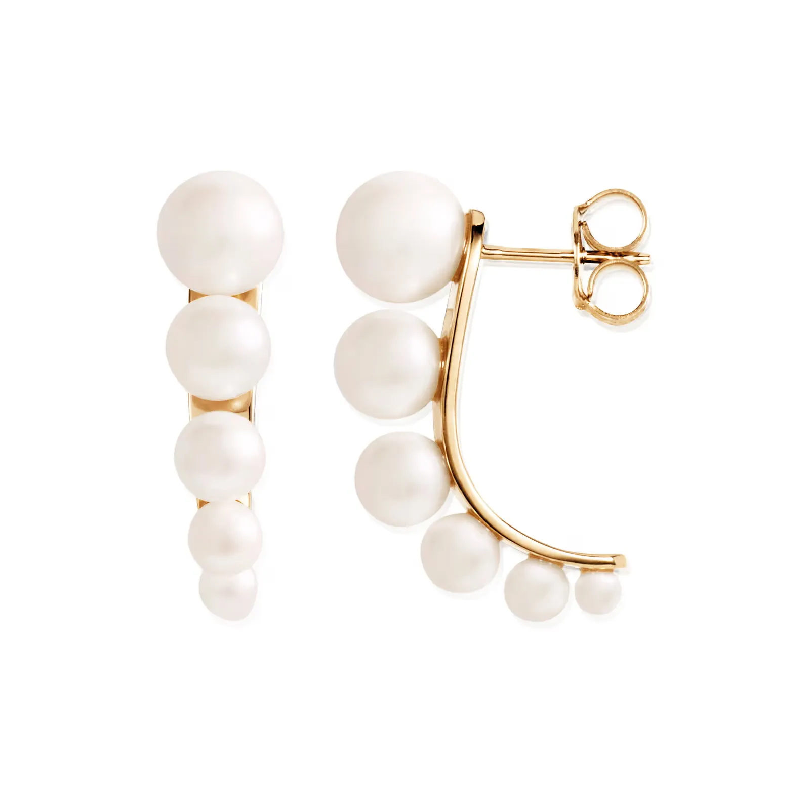 strings of pearls hoops gold plated silver efva attling 12 108 02400strings of pearls hoops gold plated silver efva attling 12 108 02400 3