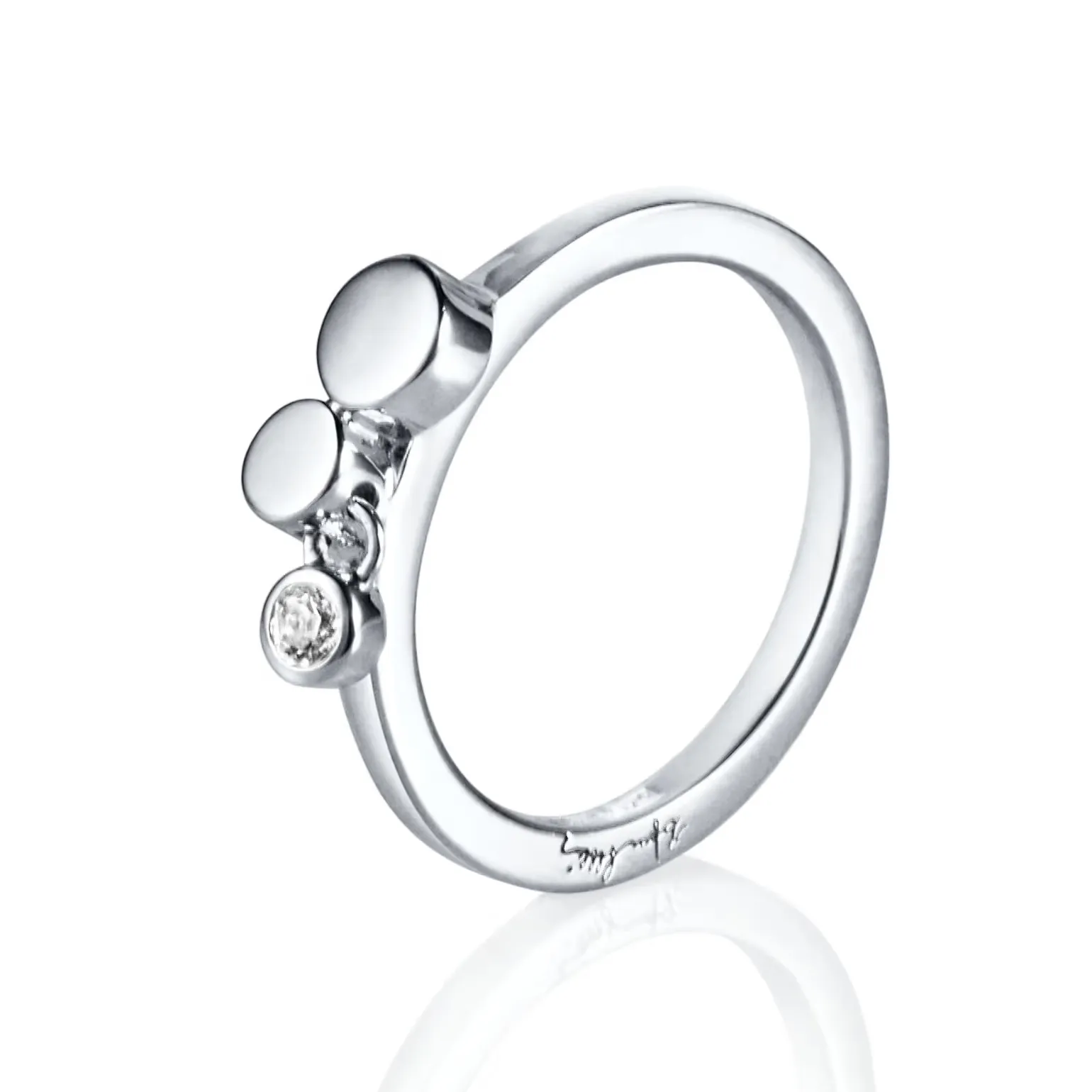 Efva Attling little champagne ring silver efva attling 13 100 02371 3 hos Jarl Sandin