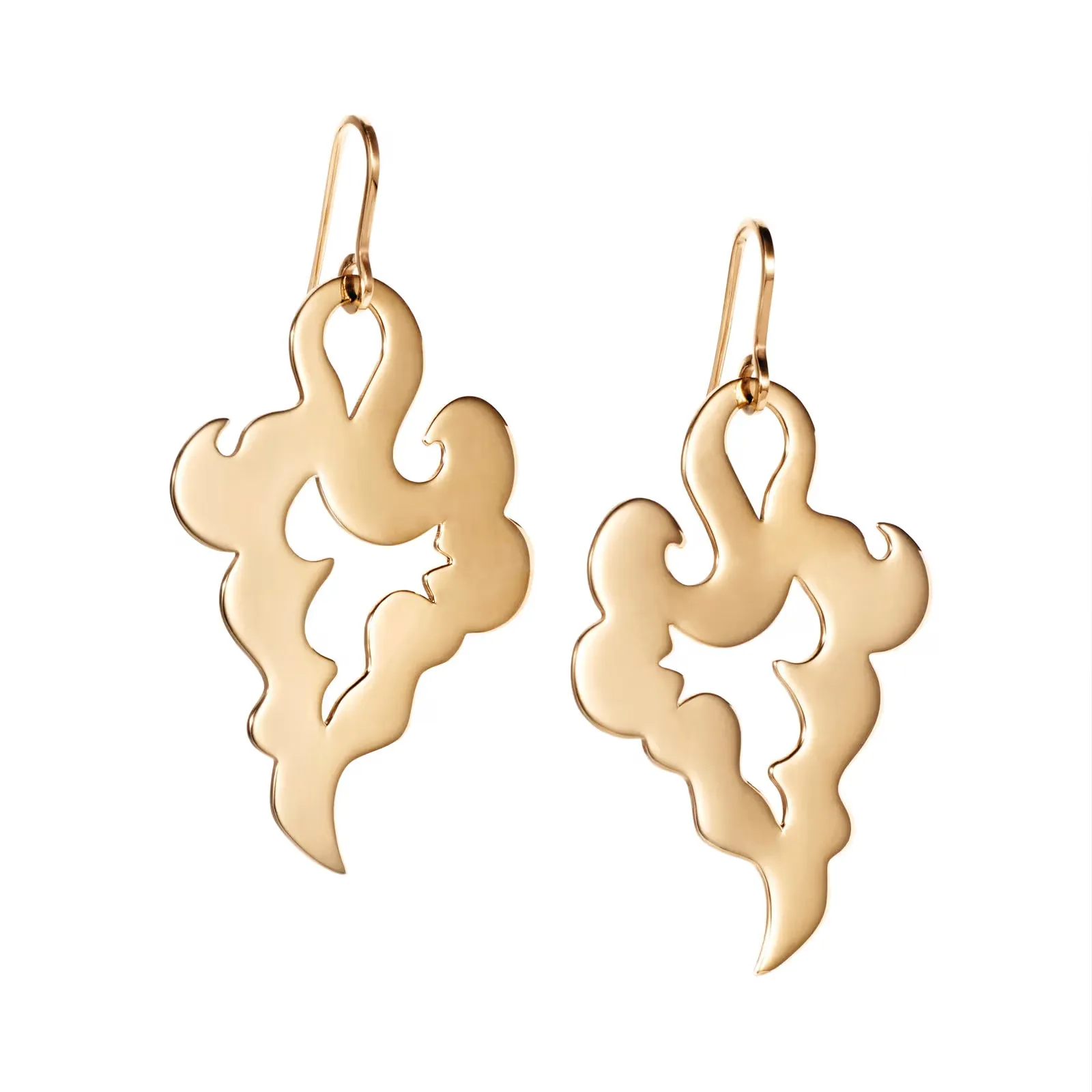 genie earrings guldplaterat silver efva attling 12 108 02393