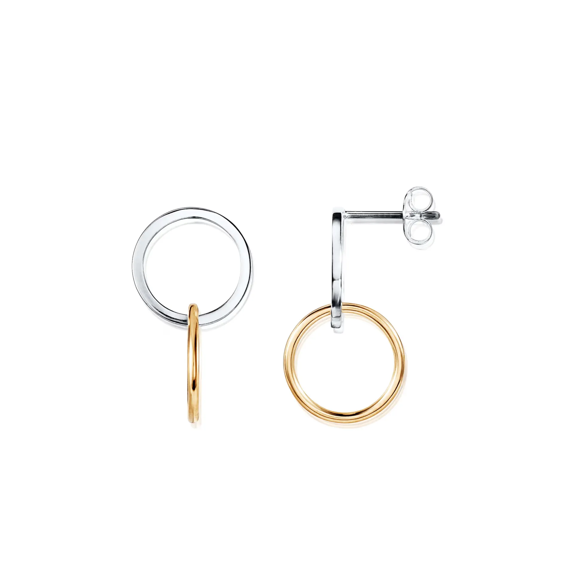 Efva Attling twosome petit ear silver and yellow goldefva attling 12 106 02403 3 hos Jarl Sandin