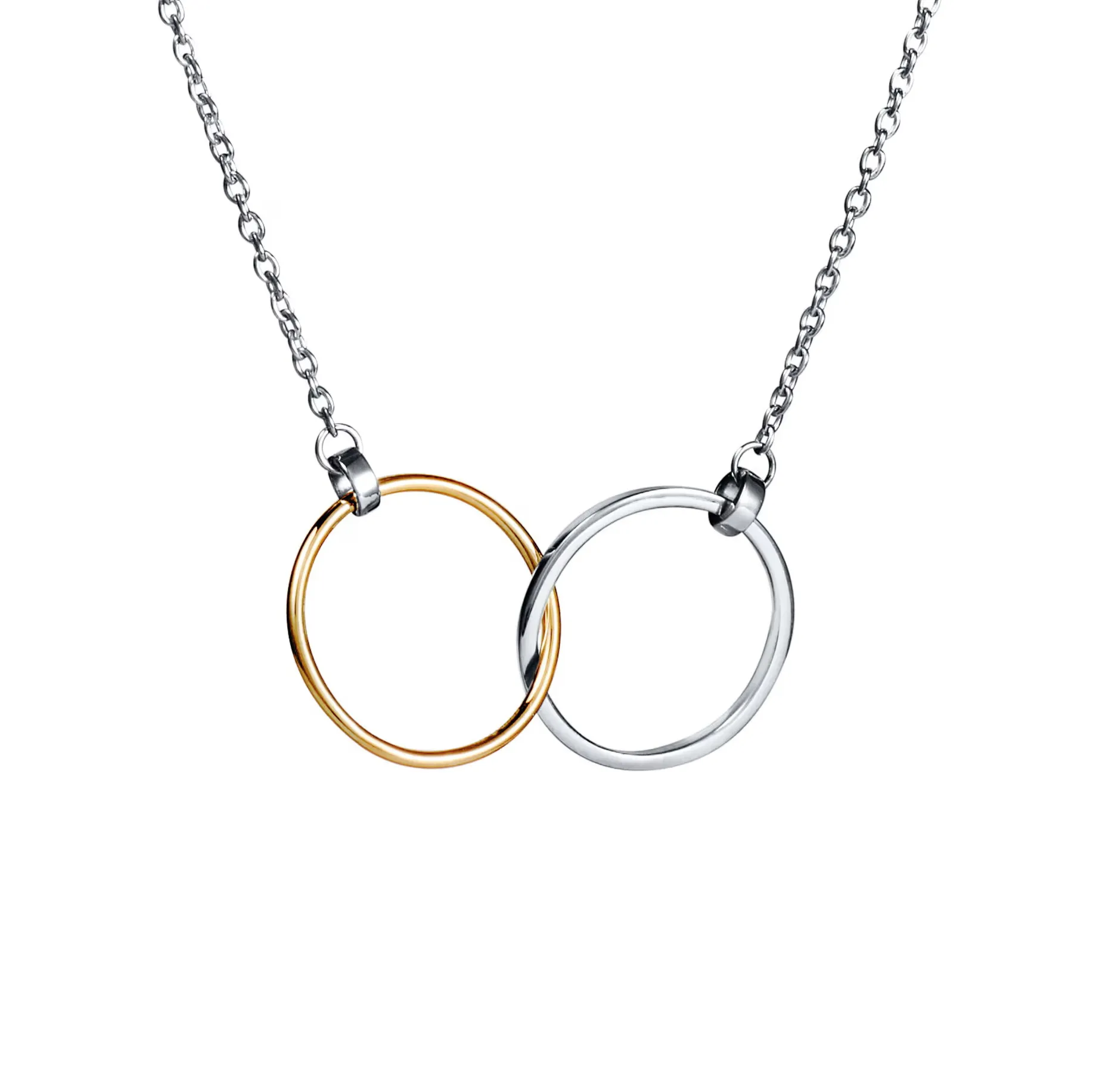 Efva Attling twosome petit necklace silver and yellow goldefva attling 10 106 02404 hos Jarl Sandin