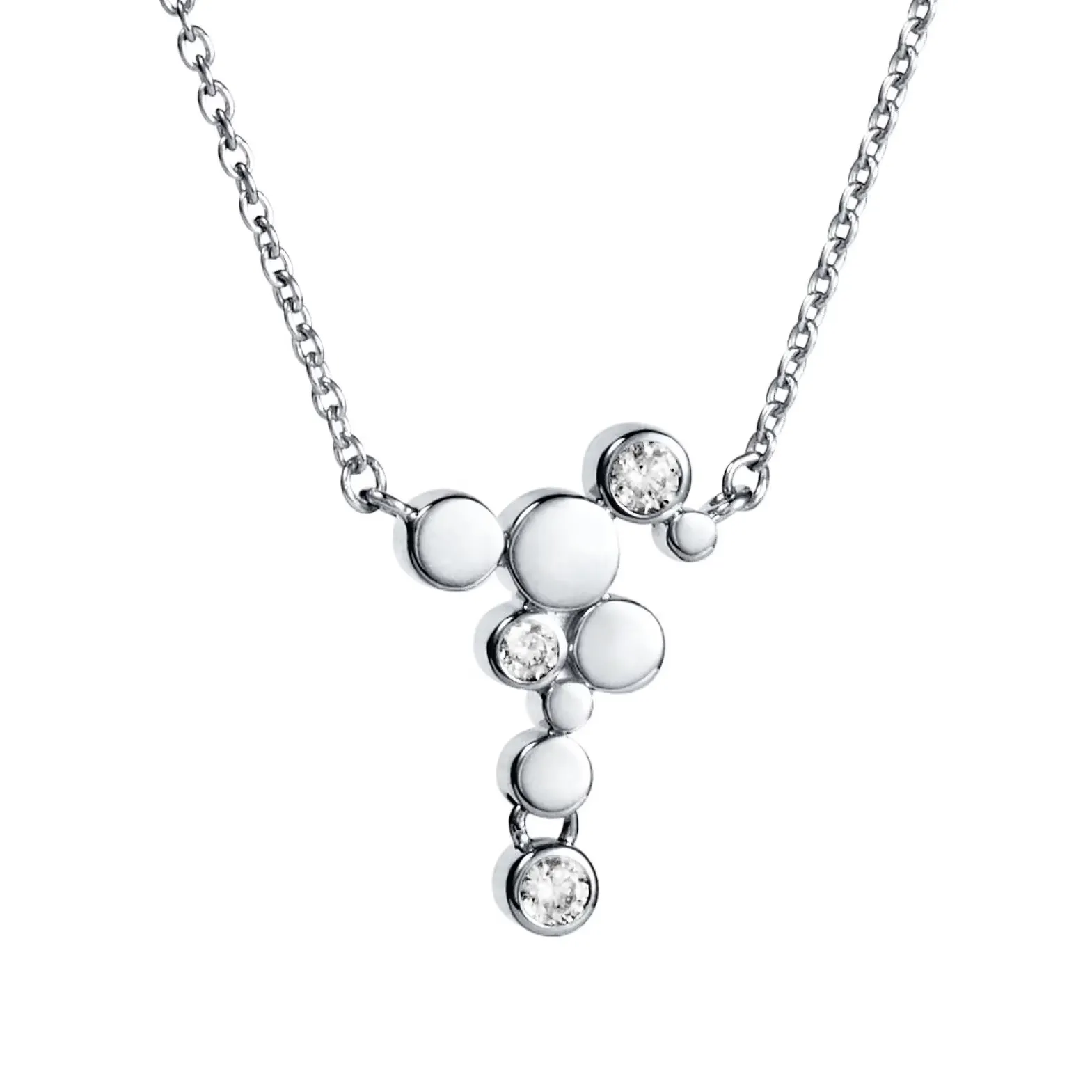 Efva Attling little champagne necklace silver efva attling 10 100 02369  hos Jarl Sandin