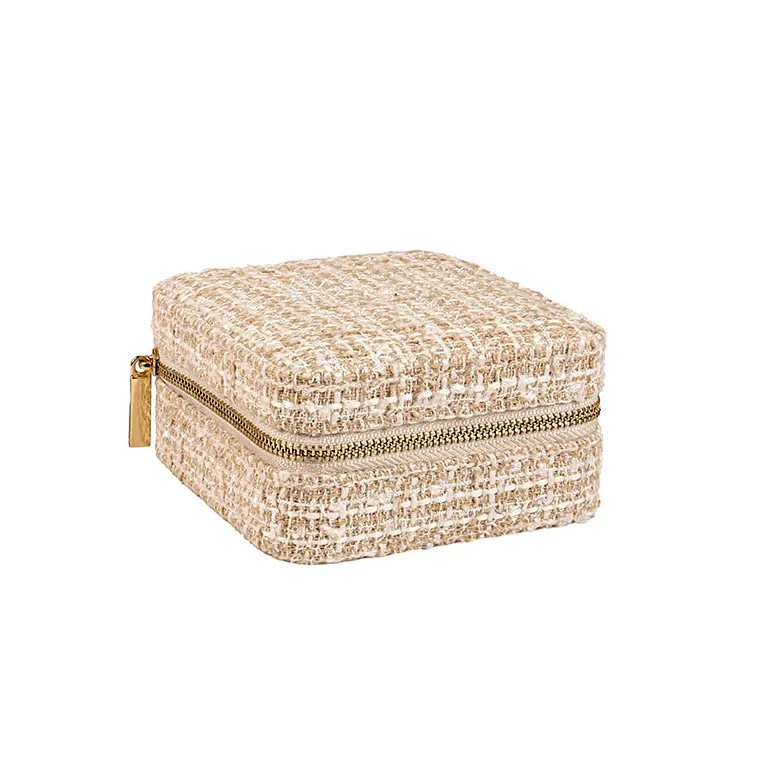 jewellery box square beige tweed 7 718027 v1